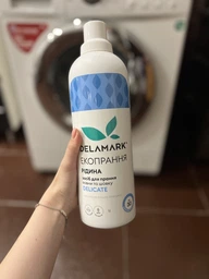 Рідкий засіб для прання делікатних тканин DeLaMark Delicate 1 л 34967