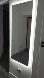 Зеркало с подсветкой LED с закругленными углами в полный рост MLH - 10 (140x60)