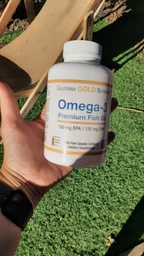 Жирні кислоти California Gold Nutrition Omega-3 Premium Fish Oil DHA 100 капсул фото від покупців 4