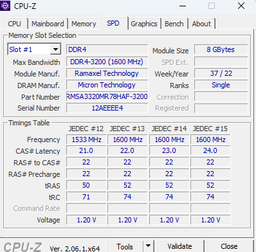 Оперативная память для ноутбука Ramaxel DDR4 8GB 3200MHz SO-DIMM 1Rx16 PC4-3200AA (RMSA3310MF96HAF-3200) фото от покупателей 3