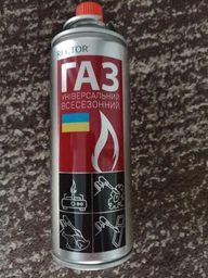 Газовый баллон для горелок, газовых плит, универсальный газ всесезонный RECTOR 400 мл фото от покупателей 8
