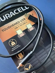 Кабель Duracell KEVLAR BRAIDED TYPE-C to TYPE-C 3.2 Gen1 1 м Black (USB7030A) фото от покупателей 5