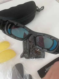 Защитные военные тактические очки с диоптриями Daisy C6 Black + 4 комплекта линз фото от покупателей 1