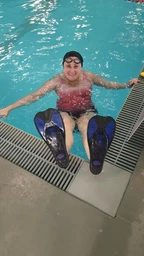 Спортивні ласти для плавання VelaSport Starfish (44/45) для дайвінгу, снорклінгу, басейну, підводного полювання із Закритою п'ятою Дитячі та дорослі Pink фото від покупців 2
