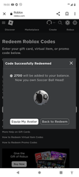2700 Robux Roblox Gift Card | 2700 Робукс Роблокс Карта поповнення