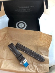 Ремінець для годинника Balabanoff Alligator Padded Watch Strap Коричневий фото от покупателей 2