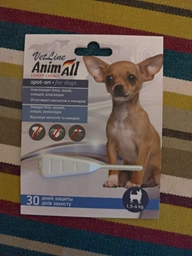 От блох и клещей AnimAll VetLine Spot-On Капли от блох и клещей для собак 0,8 мл (60881)