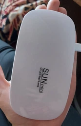 Гибридная лампа для маникюра и педикюра от USB LЕD+UV SUN mіnі для наращивания ногтей гель лака,&nbsp;6W, Розовая фото от покупателей 6
