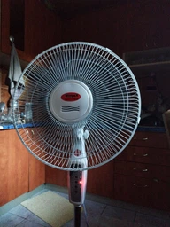 Напольный вентилятор Wimpex WX 1604 R "16" 100 Вт D43 см 3 скорости 5 режимов с пультом белый фото от покупателей 2