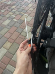 Москітна сітка для коляски та автокрісла Sunveno універсальна чорна каркасна (4018) фото від покупців 4