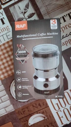 Кофемолка электрическая RAF 300W для кофе и специй, зерна, орехов, семян, трав меттал фото от покупателей 4
