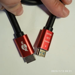 Кабель Atcom (24942) HDMI-HDMI ver 2.0, 4K, 2м Red/Gold, пакет фото от покупателей 5