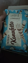 Вафлі Roshen трубочки (кокосова начинка) ПКФ 1х140 г (96374)