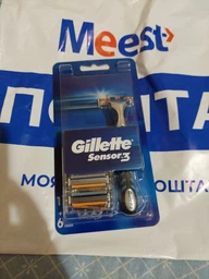 Станок для бритья мужской (Бритва) Gillette Sensor 3 с 6 сменными картриджами (7702018550807) фото от покупателей 3