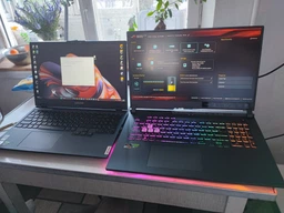Ноутбук ASUS ROG Strix G17 G713RC-HX032 (90NR08F4-M001U0) Eclipse Gray / 17.3" IPS Full HD 144 Гц / AMD Ryzen 7 6800H / RAM 16 ГБ / SSD 512 ГБ / nVidia GeForce RTX 3050 фото от покупателей 16