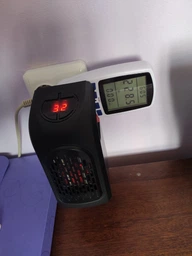 Тепловентилятор с терморегулятором и таймером 400 W Handy Heater, черный (MX 11453) фото от покупателей 12