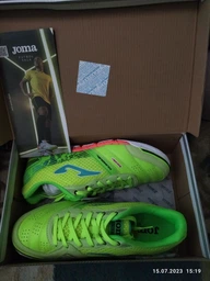 Футзалки обувь для мини-футбола Joma MUNDIAL MUNS2501IN размер 40 Черный-салатовый