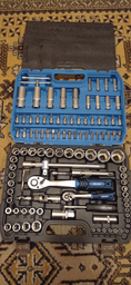 Профессиональный набор инструментов в кейсе Molder 1/2", 1/4" 72 T, CR-V, 108 предметов (MT60108) фото от покупателей 13