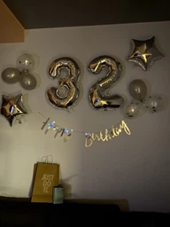 Воздушные шары "Happy Birthday silver" набор - 15 шт., Италия фото от покупателей 2