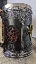 Подарочный набор кружка и чашка Готика 3D Игра Престолов Game Of Thrones Бафомет 500/200 мл фото от покупателей 4