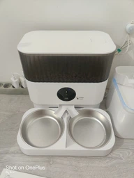 Автоматична годівниця для котів та собак PetLife 5L, смарт годівниця з WIFI на 2 миски, Білий (086-WHITE)