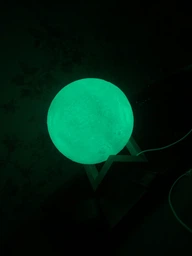 Настільний акумуляторний світильник Magic 3D Moon Lamp -MA-4158. фото від покупців 2