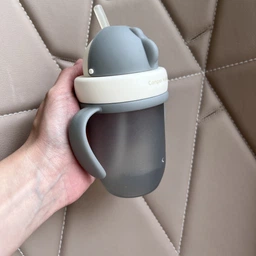 Кухоль canpol babies тренувальний з силіконовою трубочкою matte pastels жовтий 210 мл фото від покупців 5