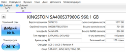 Kingston SSDNow A400 960GB 2.5" SATAIII 3D V-NAND (SA400S37/960G) фото от покупателей 1