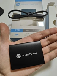 SSD диск HP P900 512GB USB Type-C TLC Black (7M690AA#ABB) External фото от покупателей 11