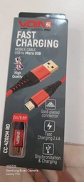 Кабель USB - Micro USB Voin CC-4202M RD 3 А швидке заряджання, передача даних, 2 м фото від покупців 2
