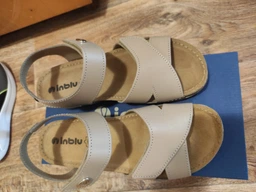 Женские сандалии кожаные Inblu NV01CH 39 24.8 см Синие (ROZ6400147765) фото от покупателей 6