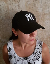 Бейсболка Art cap New York Yankees 55-59 см чёрная (0919-611) фото от покупателей 2