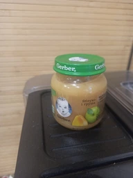 Упаковка фруктового пюре Gerber Яблуко та груша з 6 місяців 130 г х 6 шт (7613287166920) фото від покупців 10