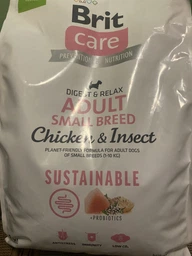 Сухой корм Brit Care Dog Sustainable Adult Small Breed Сухой корм для собак малых пород с курицей и насекомыми 3 кг (1111173353) фото от покупателей 4
