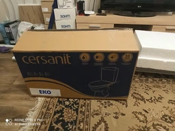 Унитаз-компакт CERSANIT Mito ЕКО 770 011 3/6 K07-240 с бачком и сиденьем полипропилен с металлическим креплением фото от покупателей 5