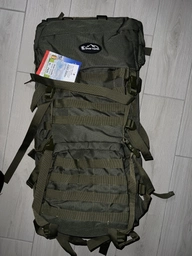 Тактичний каркасний похідний рюкзак Over Earth модель 625 80 літрів кайот фото від покупців 18