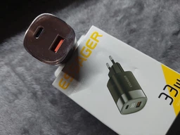 Сетевое зарядное устройство Essager 33W GAN Display JT-P18 черное фото от покупателей 7