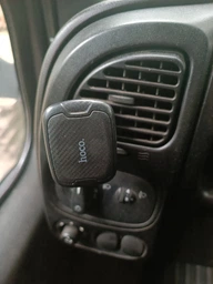 Автодержатель для телефона Hoco CA65 Sagittarius series air outlet magnetic car holder Black фото от покупателей 3