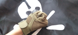 Тактичні рукавички Combat Touch Touchscreen військові Койот L фото від покупців 13