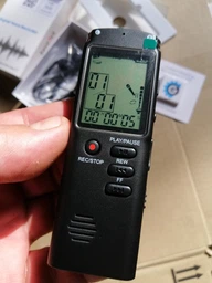 Диктофон цифровой с большим экраном Savetek GS-T60, память 8 Гб, стерео, аккумуляторный (100064)
