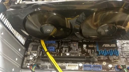 Вентилятор кулер для видеокарты Gigabyte 75 мм GTX 460 560 Ti 750ti 950 960 T128010SM (T128010SU PLD08010S12H FS1280-S2135A) комплект 2 шт (№64)