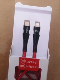 Кабель Intaleo CBRNYTL1 Type-C to Lightning 1.2 м 18 Вт Червоний (1283126504129) фото від покупців 1