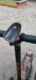 Ліхтар велосипедний світлодіодний TRIX USB з сигналом (клаксон) 5 режимів звуку на 120 дБ Водонепроникний на акумуляторі чорний з червоним фото від покупців 6