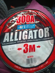 Стартові дроти Carlife Alligator 300A 3 м (BC633) фото від покупців 5