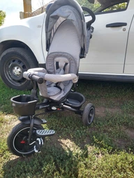 Дитячий триколісний велосипед KinderKraft Spinstep Platinum Grey (RSPST00GRY0000) фото від покупців 2