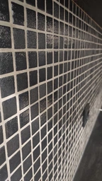 Мозаика АкваМо черная,нескользящая Concrete Black 31.7х31.7 стеклянная для ванны, душевой,бассейна за 1 ШТ