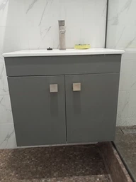 Тумба подвесная RJ Atlas RJFU005-11WH белая 60 см с умывальником Jenor RZJ610 фото от покупателей 19