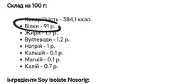 Протеин Soy Isolate, 1 кг Шоколад Nosorog 000286078 фото от покупателей 2