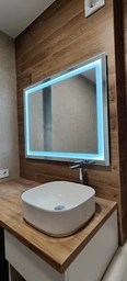 Зеркало с LED подсветкой SR-004 (1000х800мм) фото от покупателей 5
