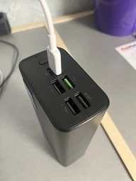 Повербанк зі швидкою зарядкою TITANUM TPB-728S-W 30000mAh 22.5W 4USB, Micro USB, Type-C White фото від покупців 5